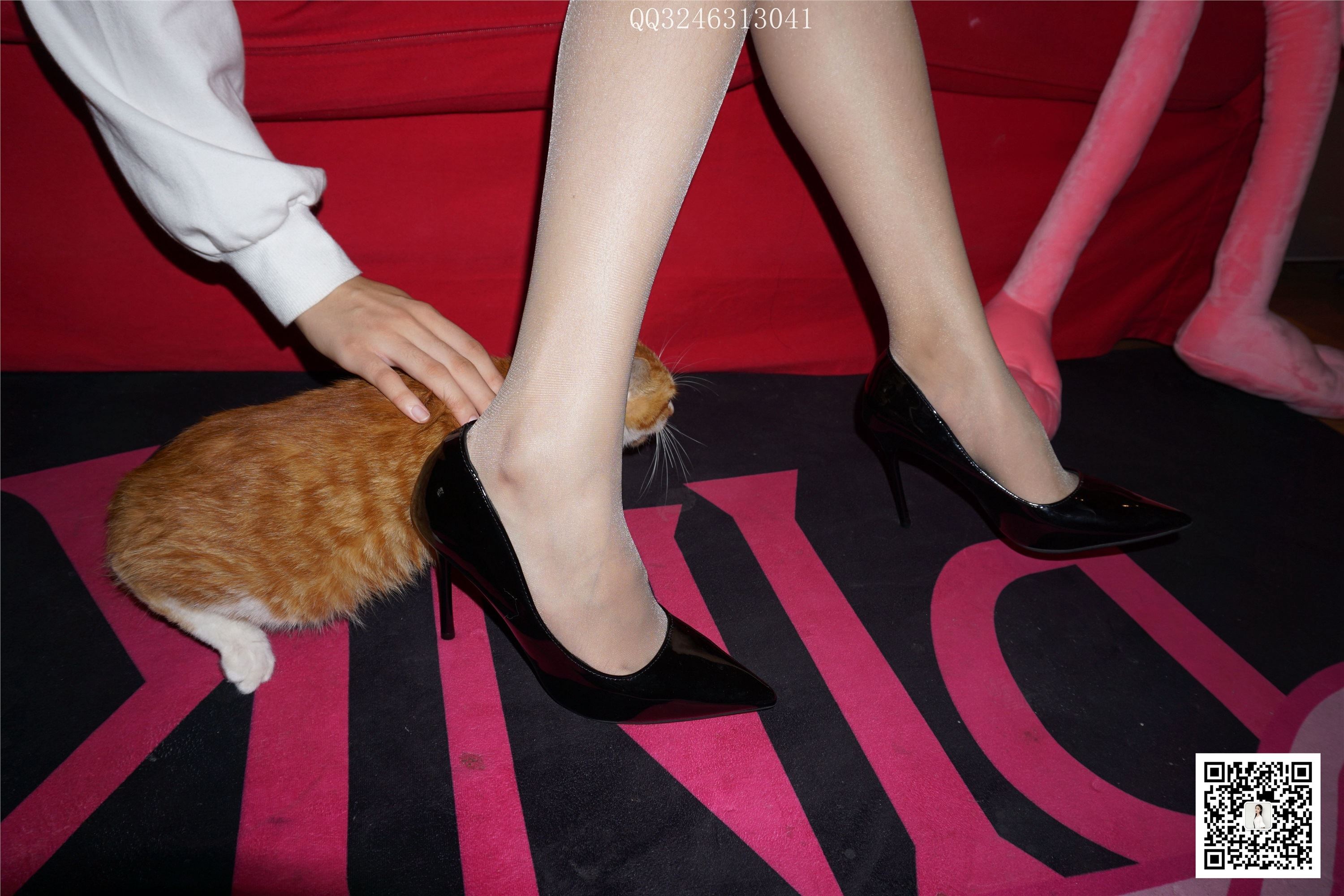 大生模拍 No.090 灰丝高跟小野猫